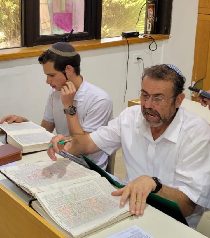 הורוביץ לומד עם הרב גלרנטר