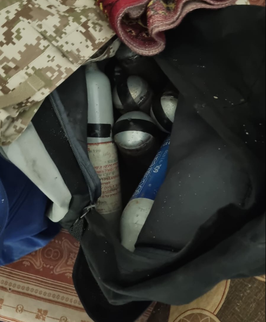דירת מטענים שאותרה במהלך הפעילות