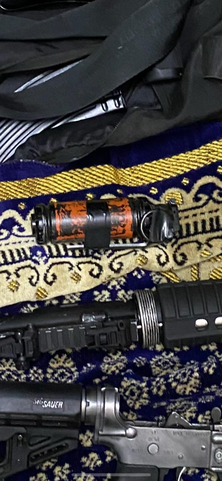 אמצעי הלחימה שנתפסו