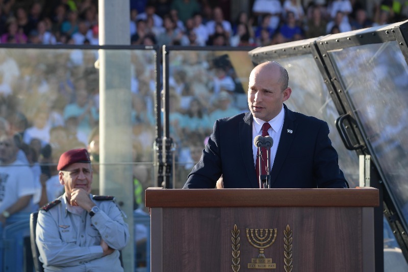 בנט נואם בטקס