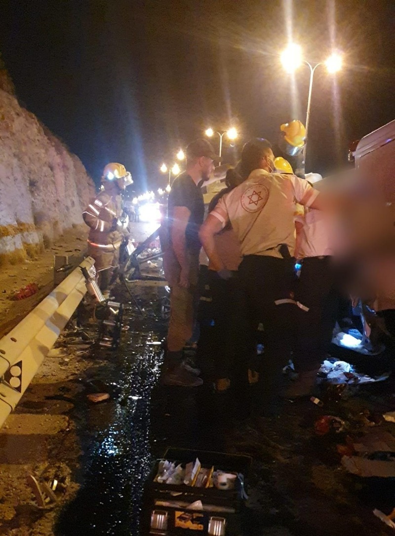 זירת התאונה