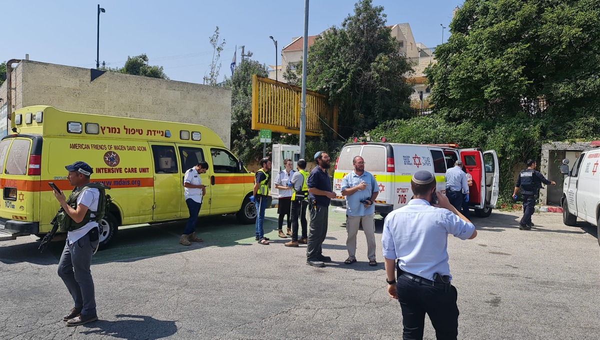 סמוך לזירת הפיגוע