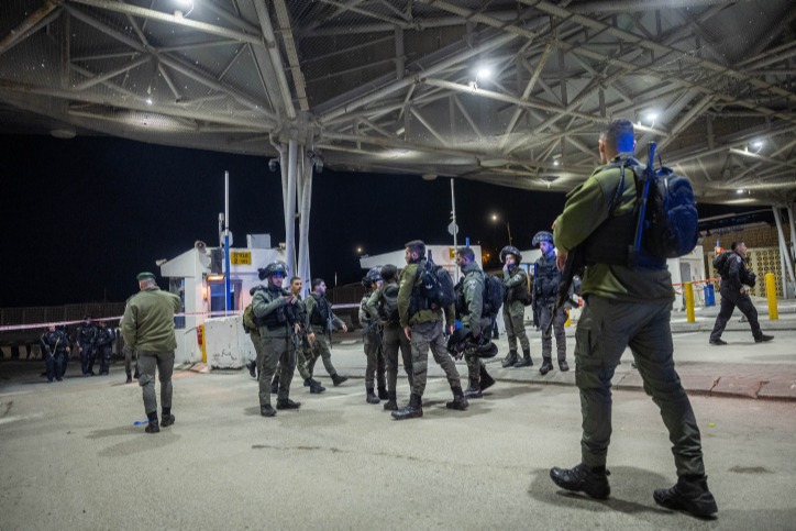 מחסום שועפט, שם נהרג לוחם מג"ב בפיגוע אמש