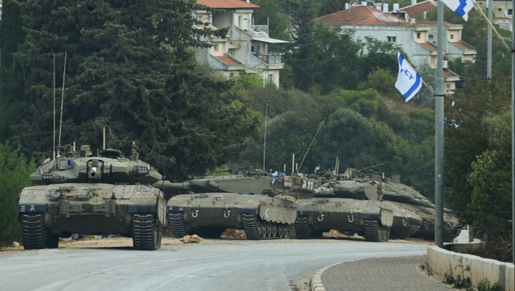 טנקים סמוך לגבול לבנון