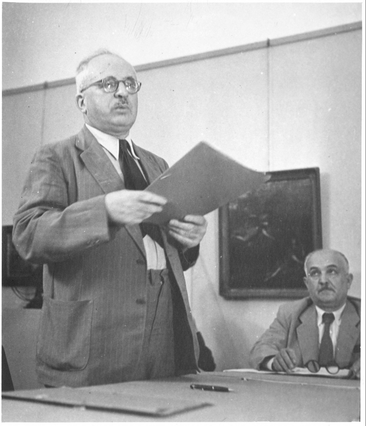 שר התחבורה דוד רמז, 1.9.1948