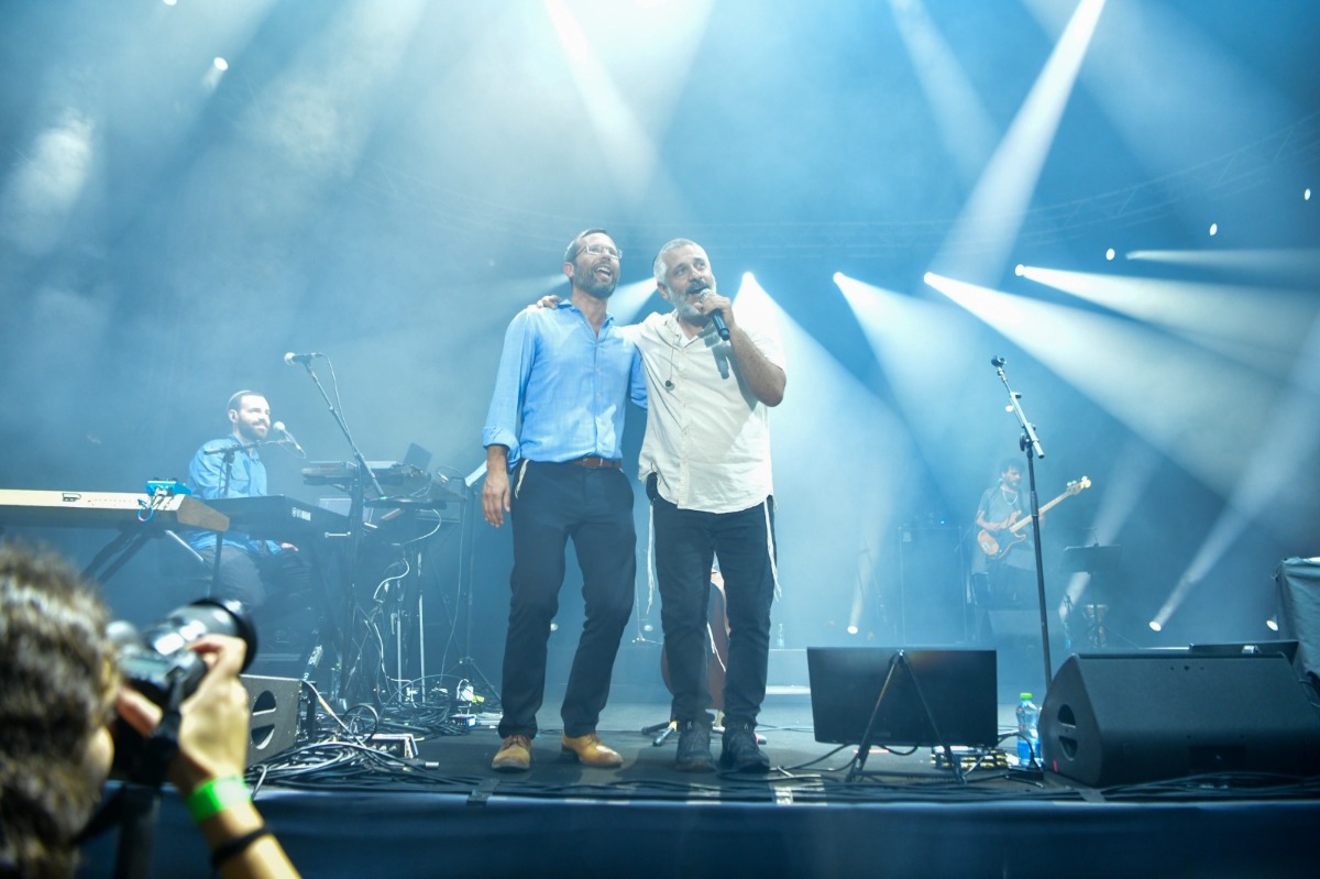 אביתר בנאי וישראל גנץ
