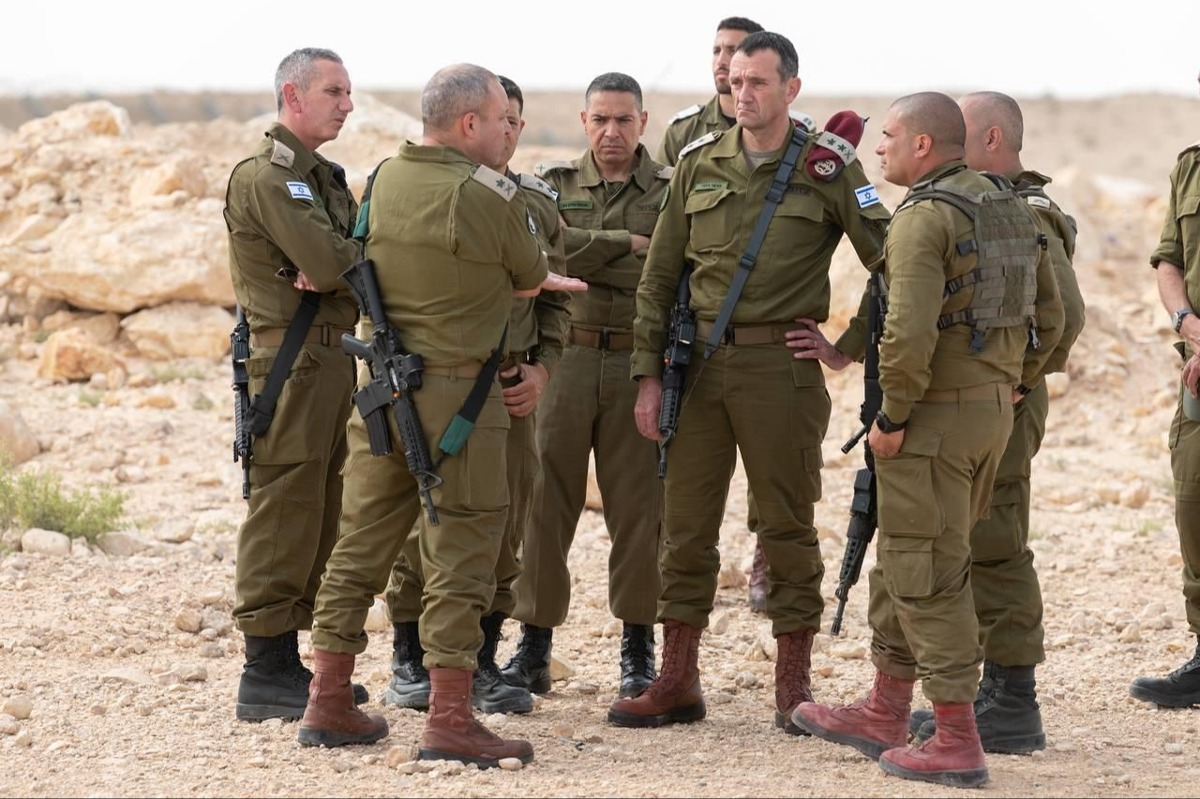 הרמטכ"ל הלוי בזירת האירוע בגבול מצרים 