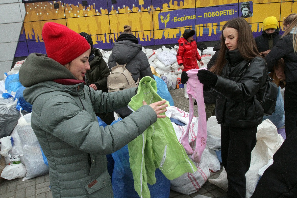 מרכז מתנדבים באוקראינה