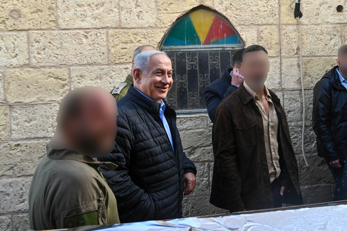 נתניהו במפגש עם לוחמי יחידת דובדבן