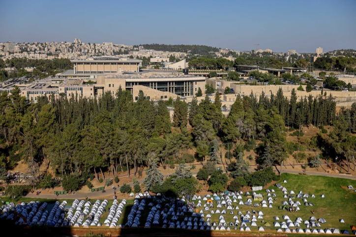הבוקר שאחרי הצעדה בגן סאקר