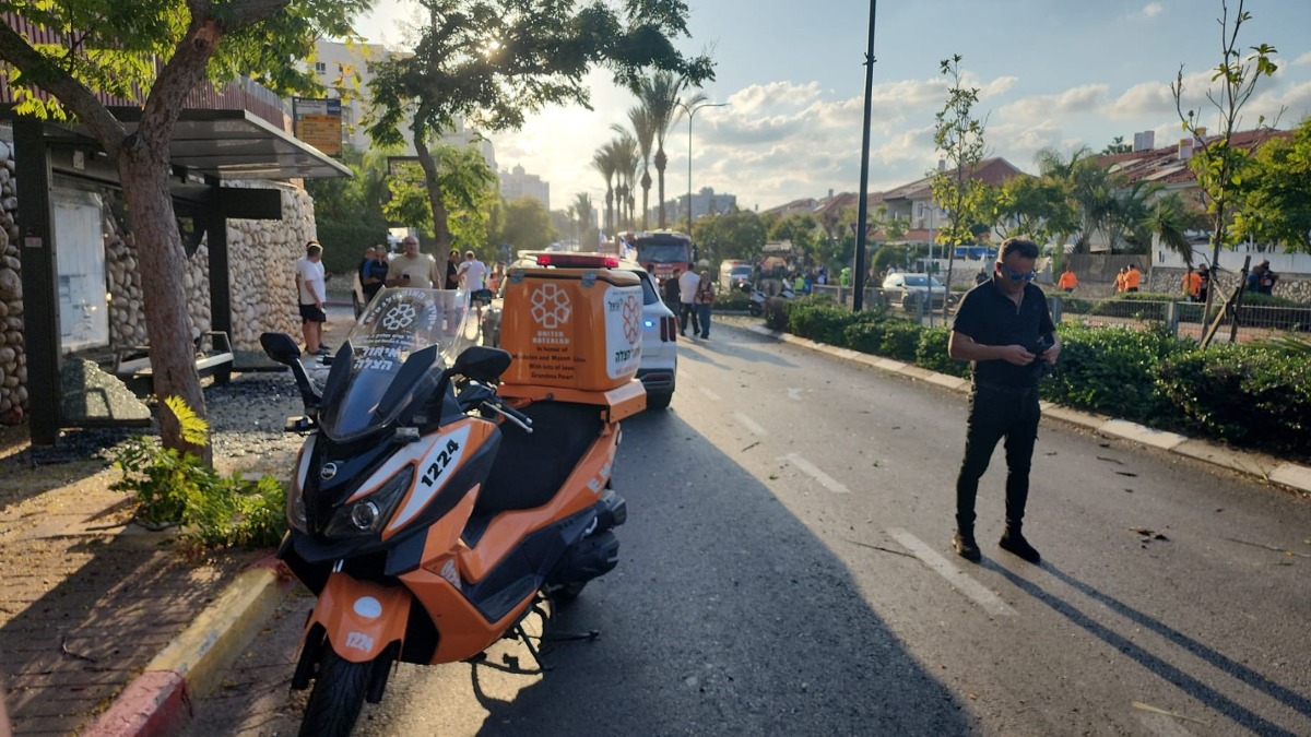 זירת הנפילה ברחובות