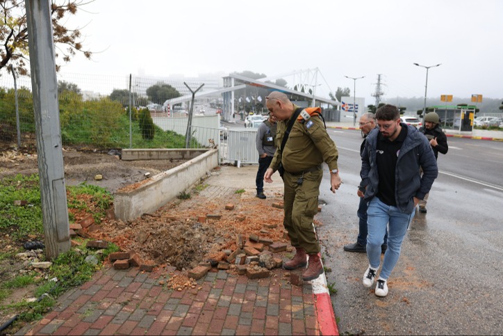 זירת הנפילה בצפת 