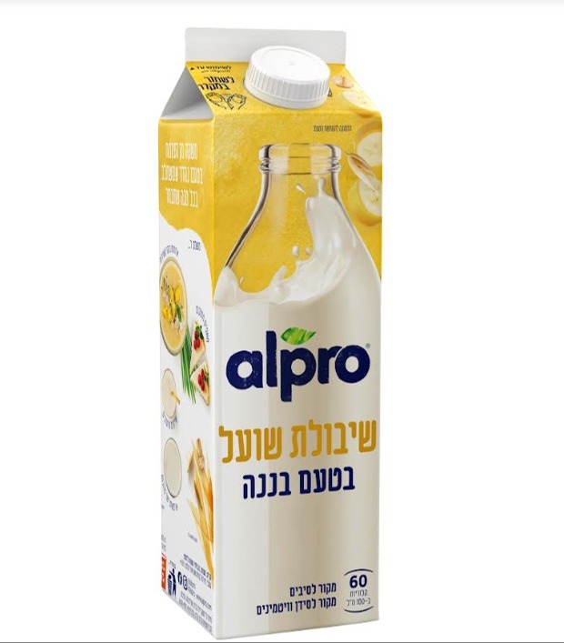 משקה שיבולת שועל בטעם בננה