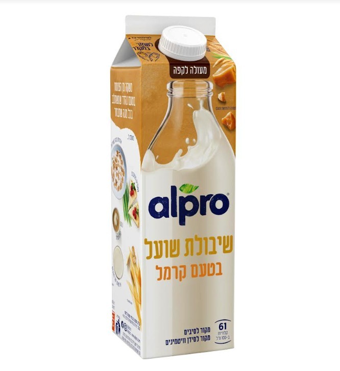 משקה שיבולת שועל בטעם קרמל