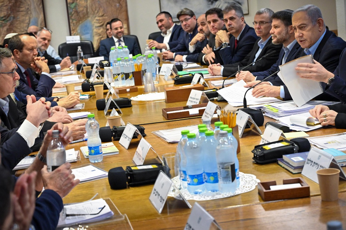 נתניהו בישיבת הממשלה