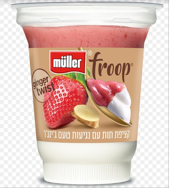קציפה בטעם תות 
