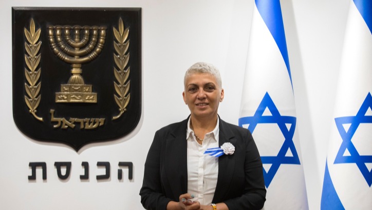 נירה שפק בהשבעת הממשלה