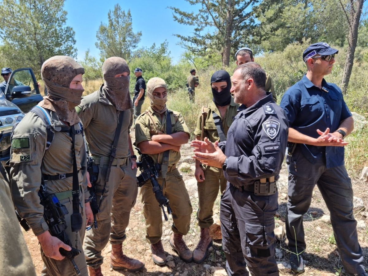 המפכ"ל שבתאי בזירת התפיסה