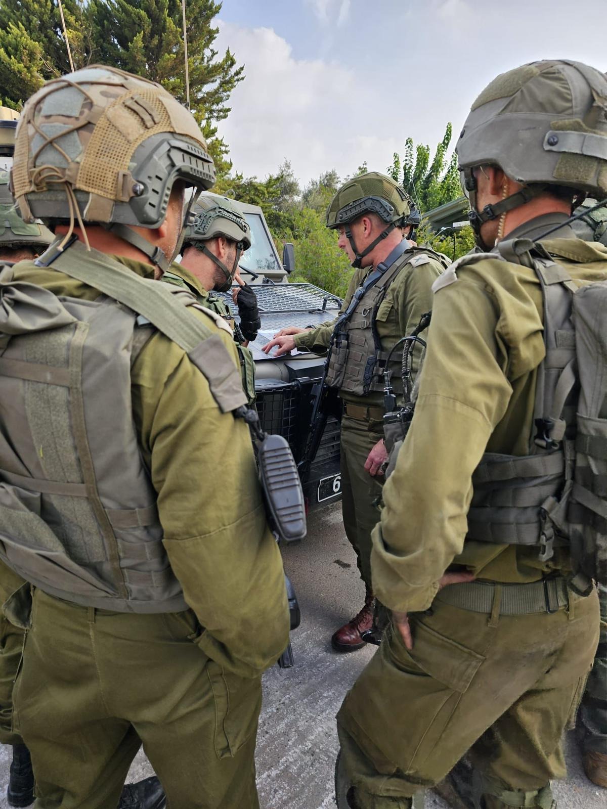תא"ל רוזנפלד בגזרת עזה