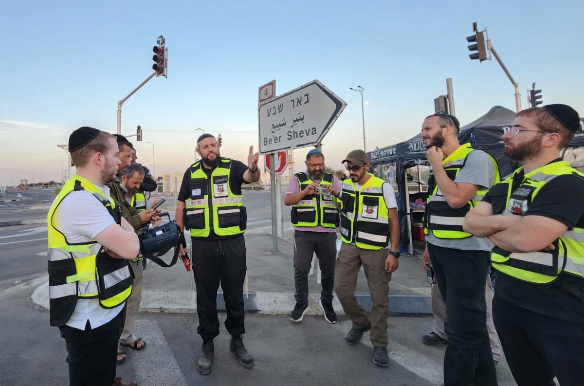 מאיר בראל בפעילות בעוטף עזה