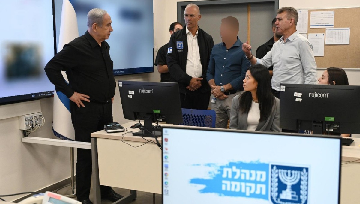 נתניהו במנהלת תקומה