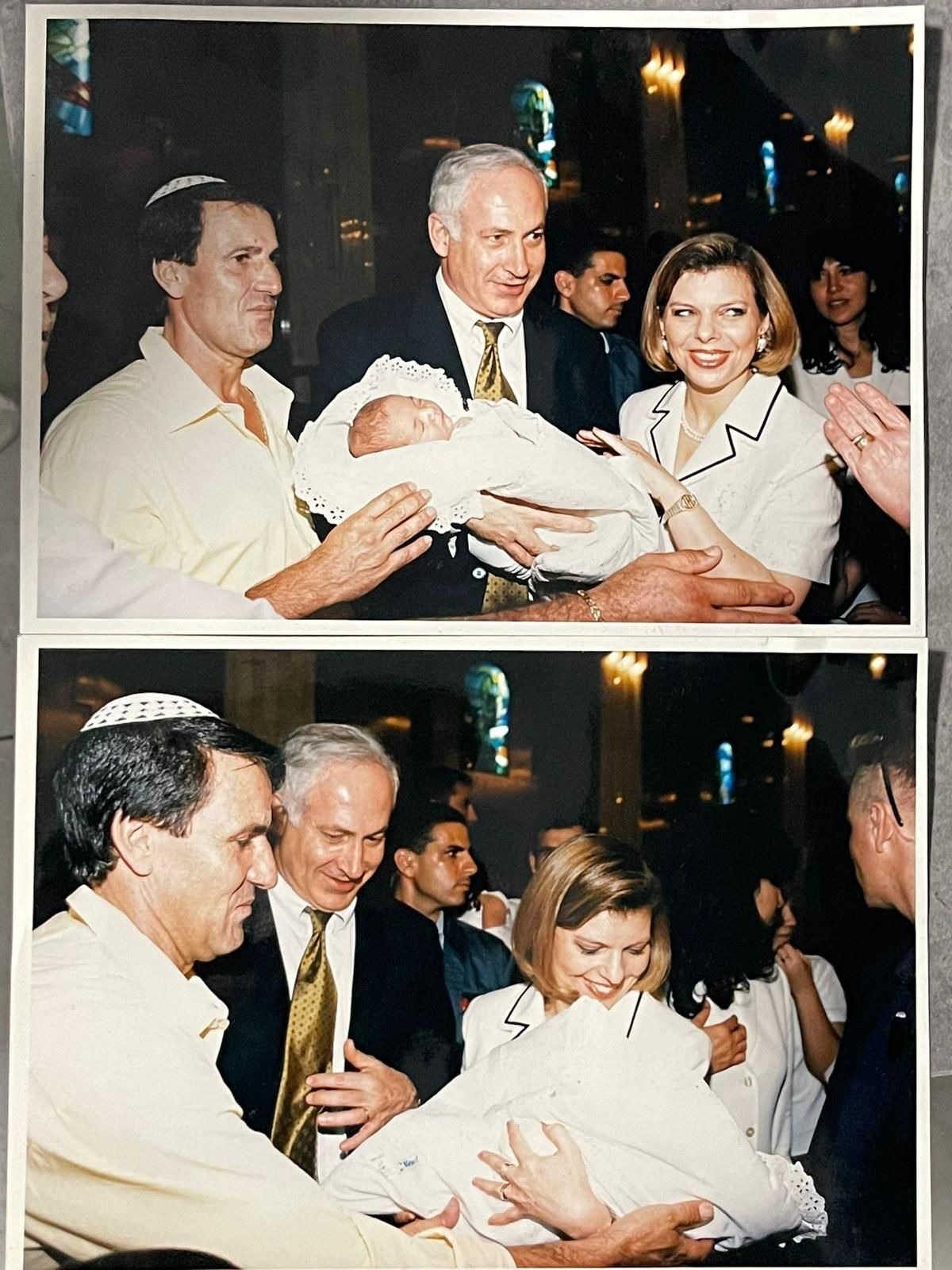 הזוג נתניהו בבריתו של יונתן ז"ל