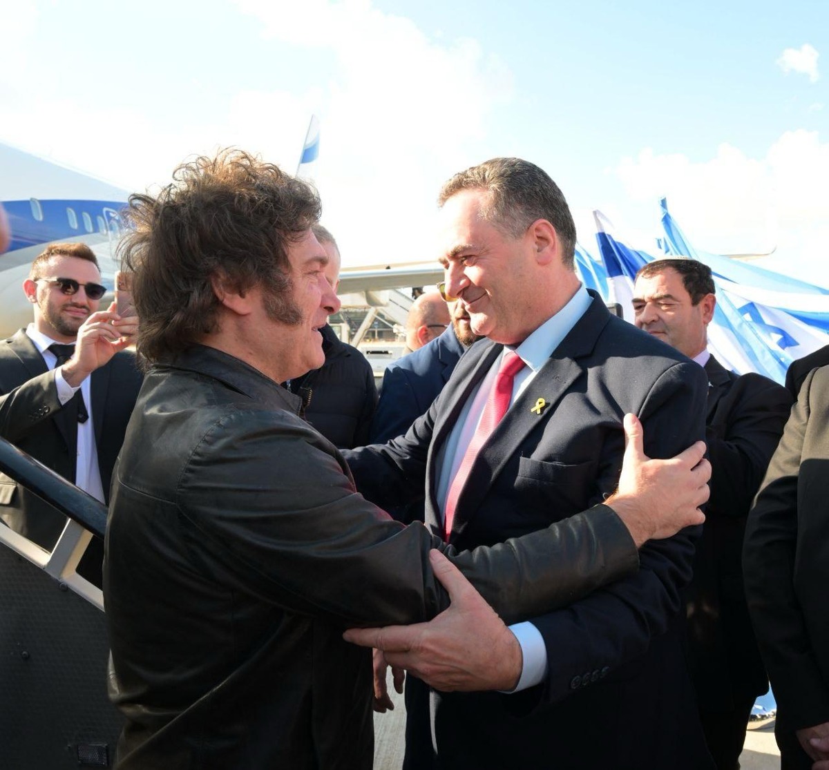 הנשיא נוחת בישראל
