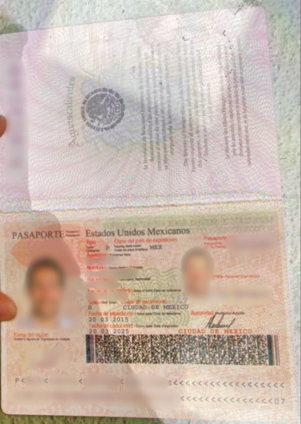 דרכון מזויף שהשתמש החשוד