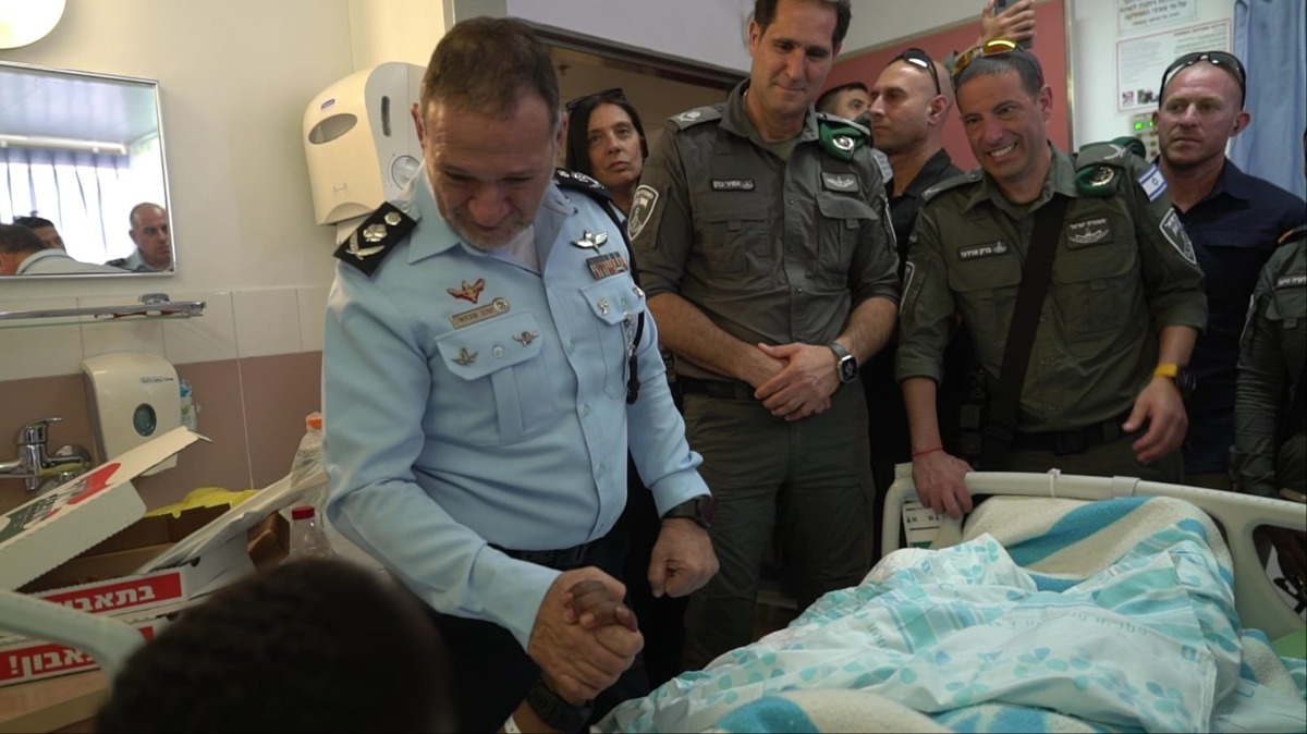 המפכ"ל מבקר את הפצועים