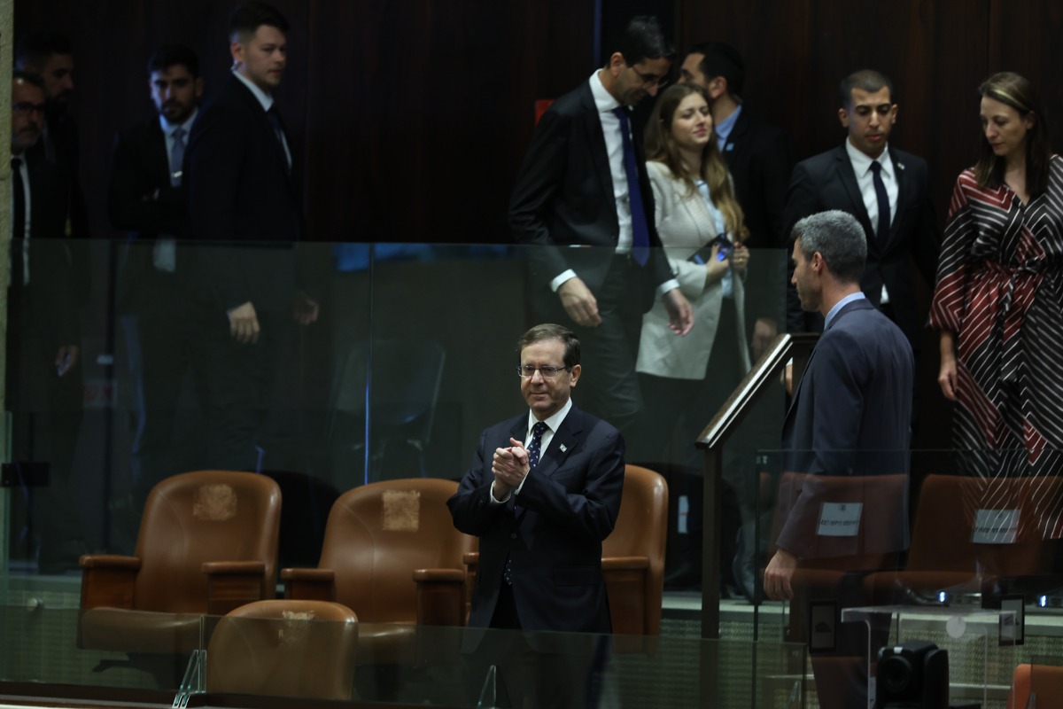 הנשיא הרצוג בהשבעת הממשלה