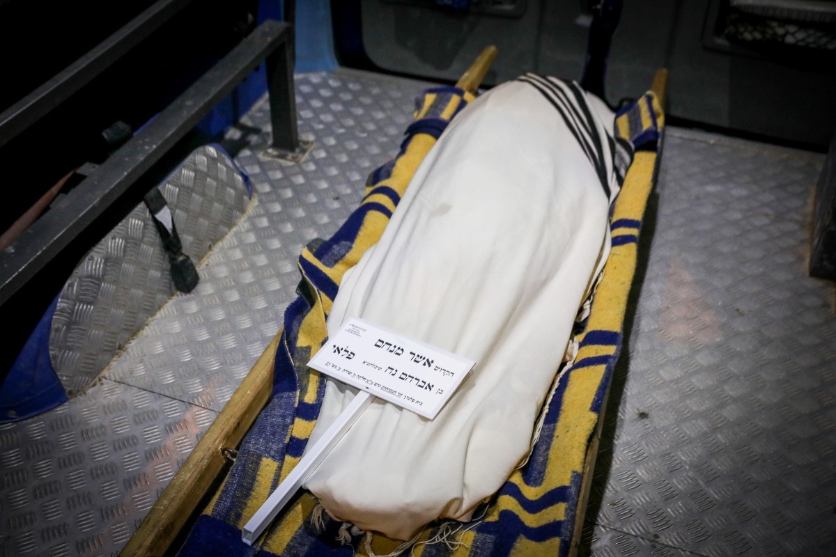הלווייתו של אשר מנחם אשר הי"ד