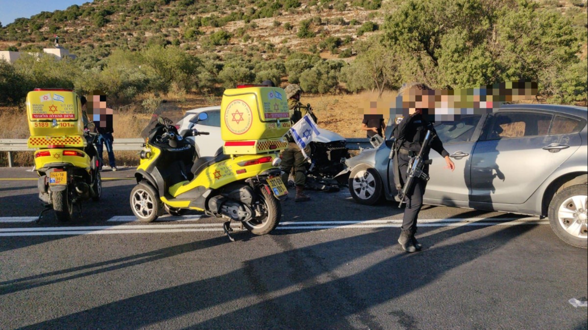 תאונה מעלה לבונה