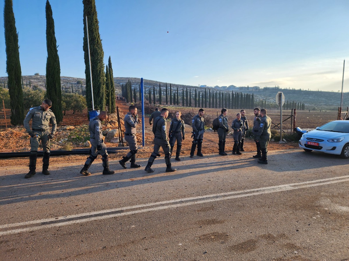 כוחות הביטחון בעת פינוי הכרם