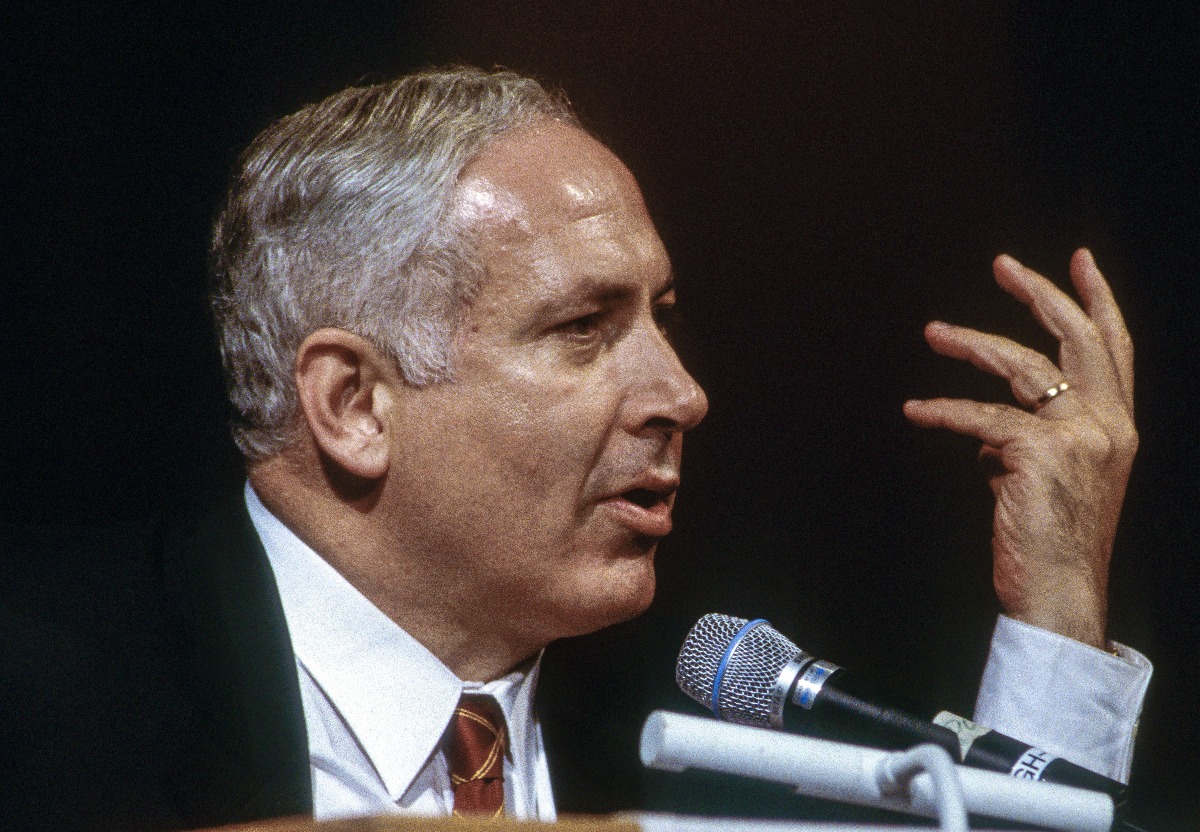 נתניהו ב-1998. 25 שנות נאומים