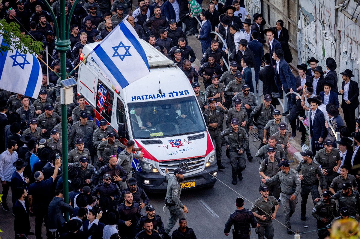 הלוויית הרב אדלשטיין