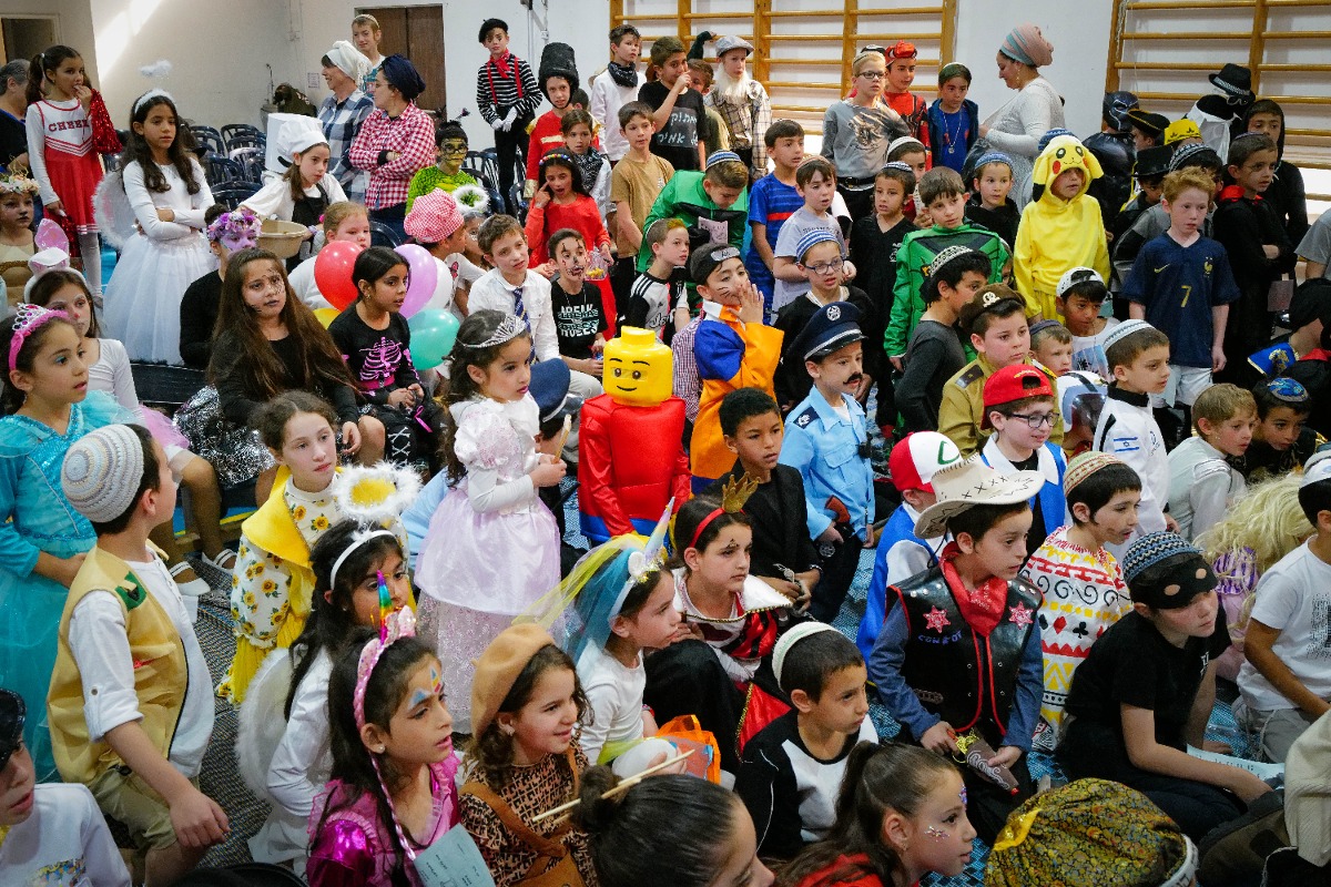 ילדים חוגגים בצפון