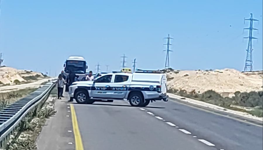 זירת התאונה הקשה