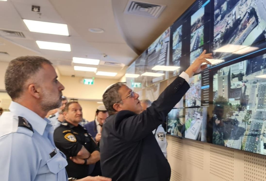 השר בן גביר בחפ"ק יחד עם המפכ"ל