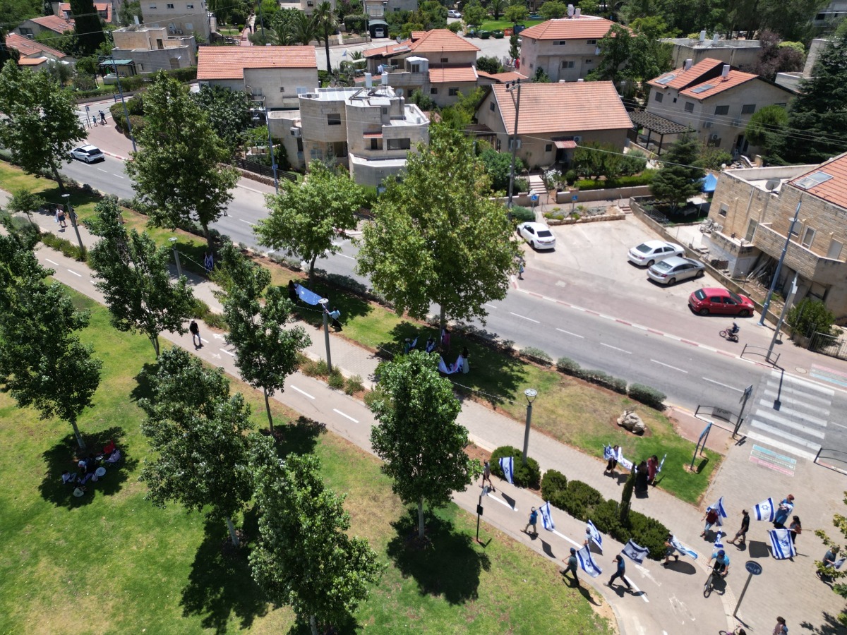 המחווה של בני הנוער ביישוב