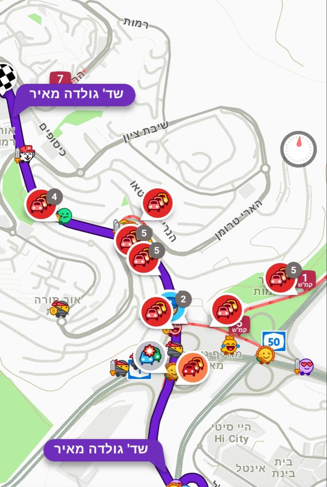מפת העומסים