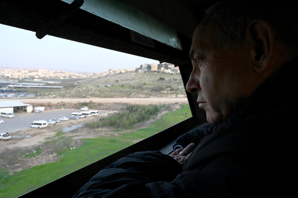 נתניהו בשומרון היום