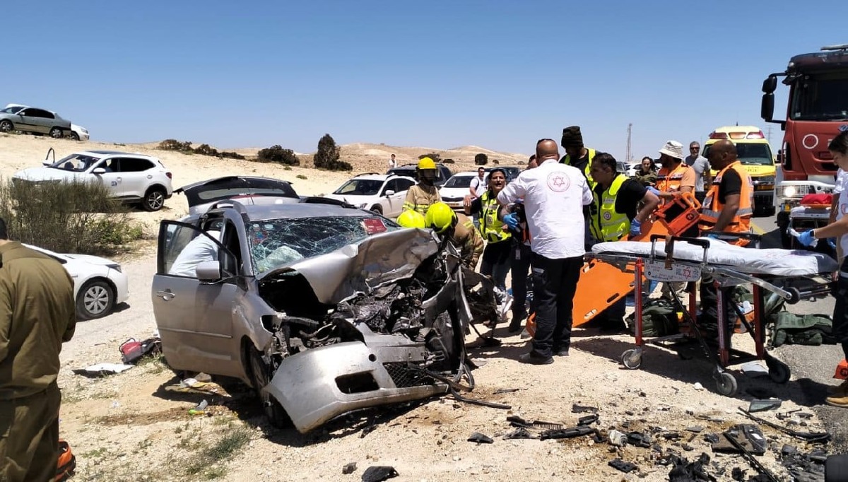זירת התאונה הקשה