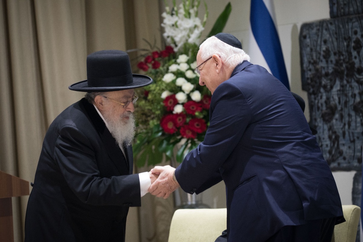 הרב אליטוב עם הנשיא ריבלין