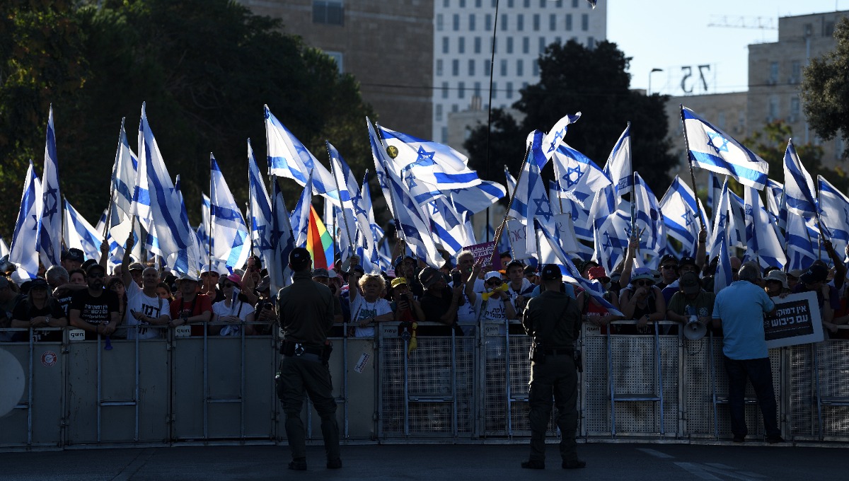 ההפגנה בכנסת, יש עצורים