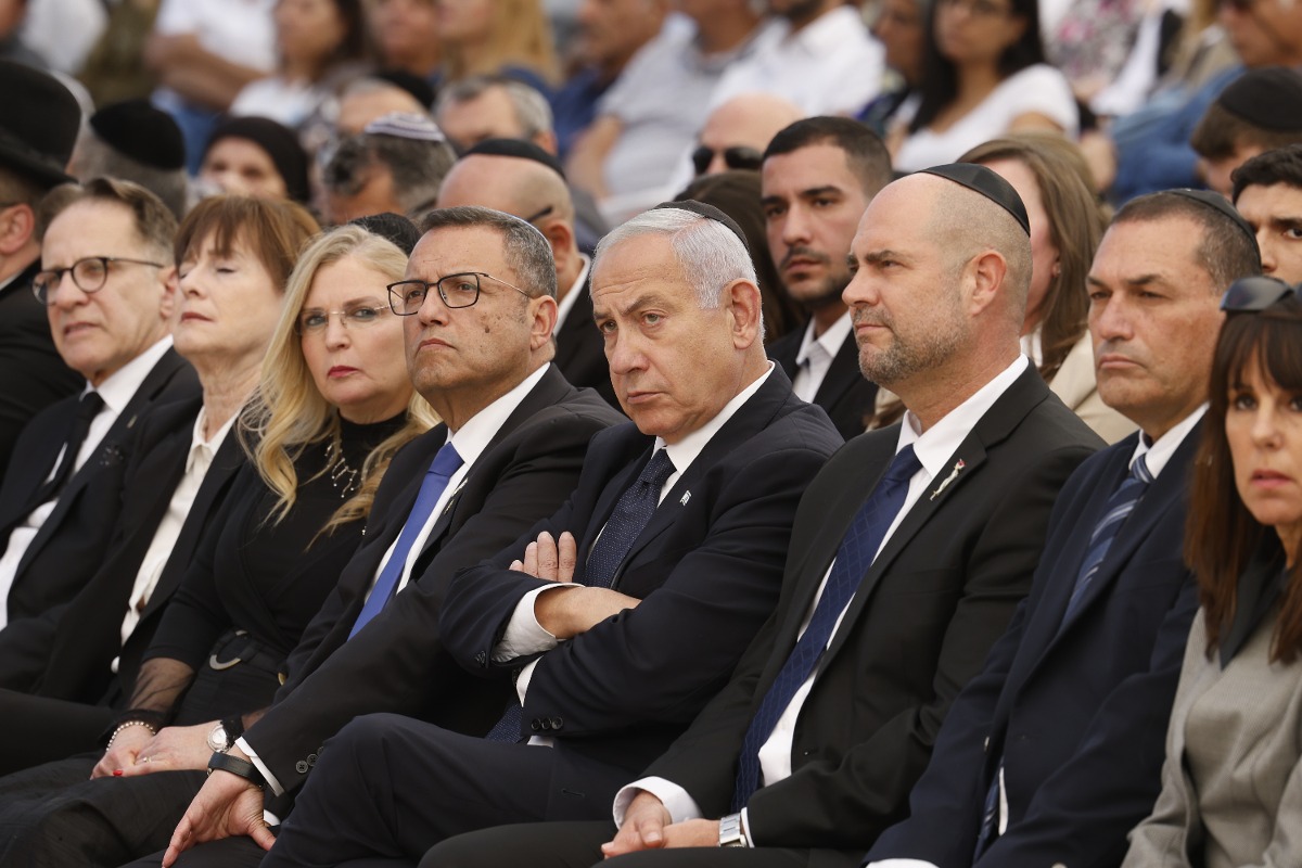 נתניהו בטקס הזיכרון