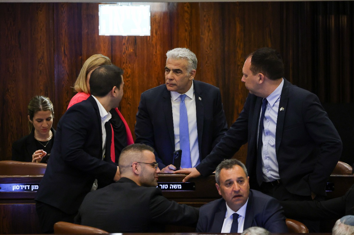 חברי הכנסת של האופוזיציה במהלך הדיון