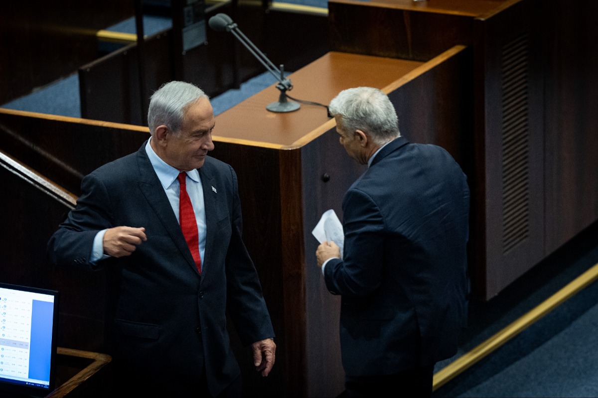 נתניהו ולפיד, יש תקציב