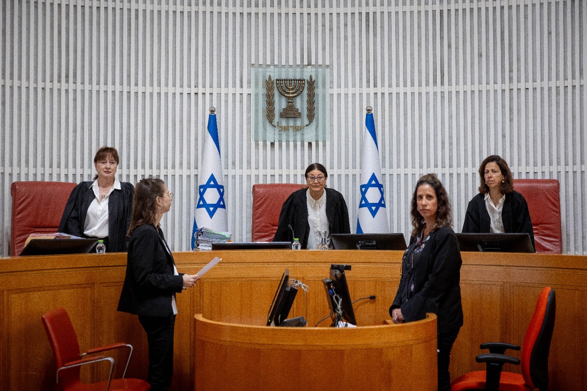 שופטות בג"ץ בדיון היום