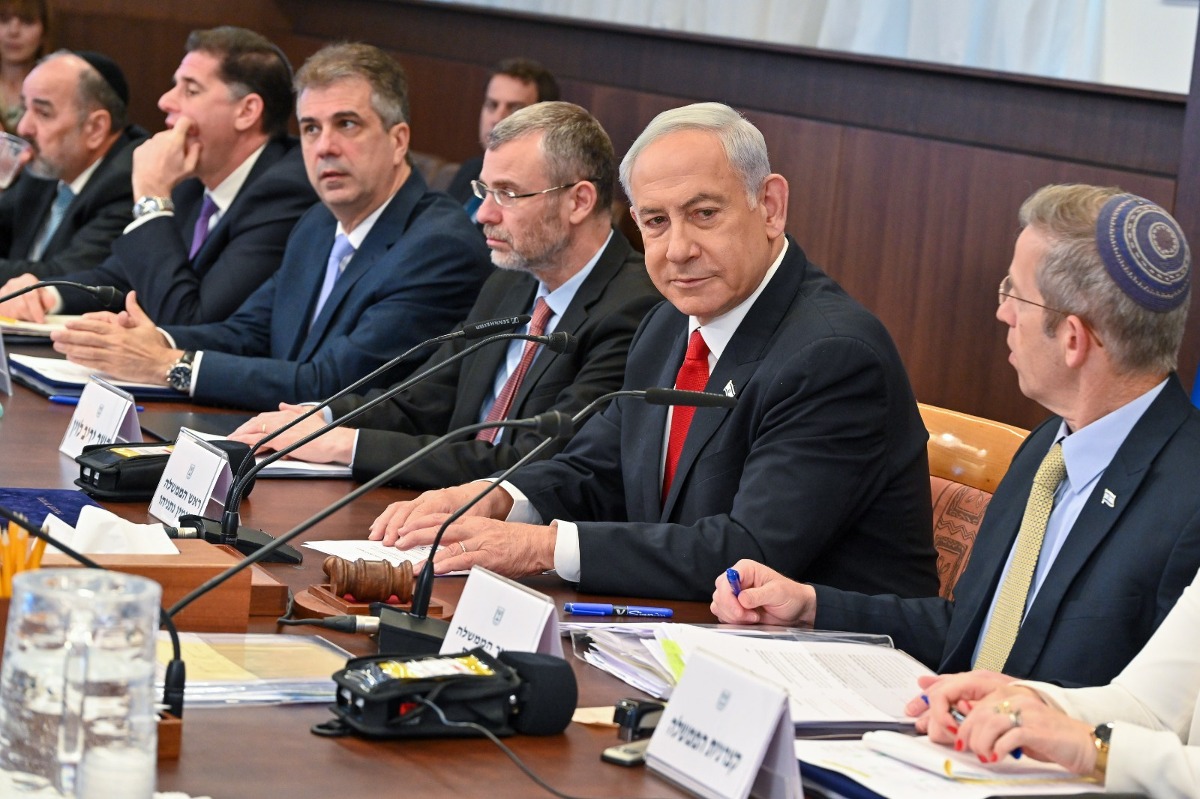 נתניהו בישיבת הממשלה