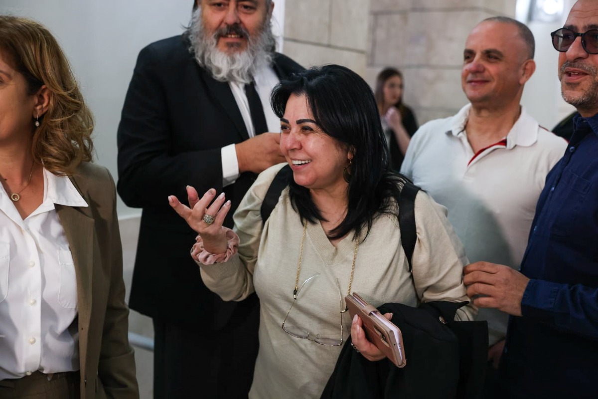 אילנה ראדה בצאתה מאולם בית המשפט